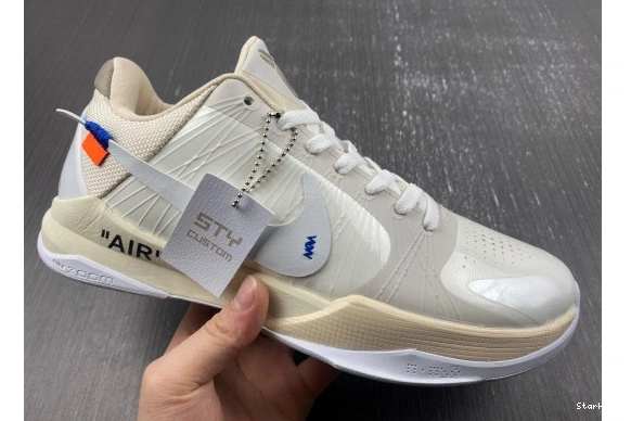 White DB4796-101 Rice Protro Nike 5 Kobe Undefeated  1012